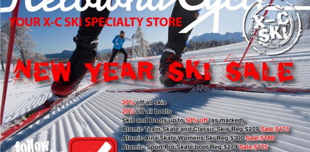 New Year Cross Country Ski and Equipment Sale